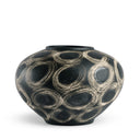 Wren Vase in black ceramic