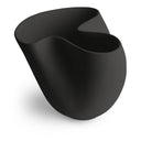 Xanadu Vase in black ceramic, seen from above