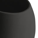 Close-up of the Xanadu Vase’s black ceramic surface