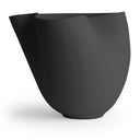 Xanadu Vase in black ceramic