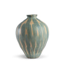 Xavier Vase in blue-green and sand ceramic