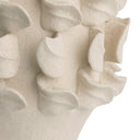 Close-up of the Yvette Vase’s off-white ceramic surface